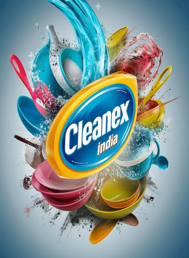 cleanex india مجموعة مكنسة خراطة بلاستيكية من كلينكس إنديا - 22 بوصة، مع 60 شعيرة ومقبض متين للتنظيف الداخلي والخارجي، مكنسة حمام (2) - Image 5